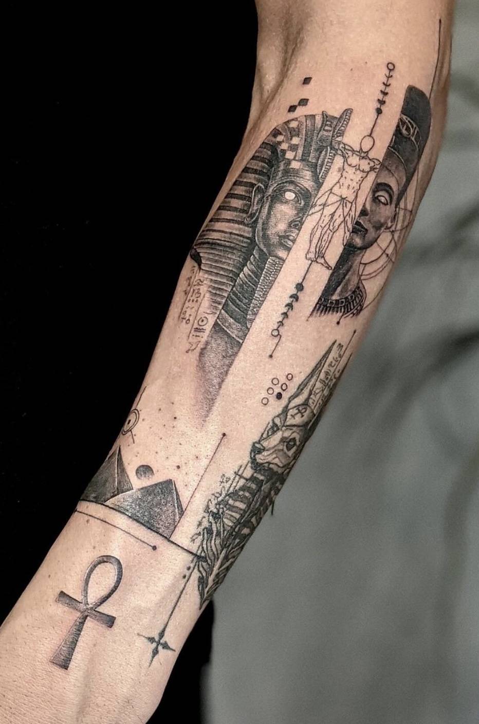 Detailed black and grey realism tattoo by Omnia Tattoo Studio artist